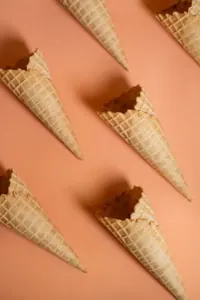 Cono de helado artesanal
