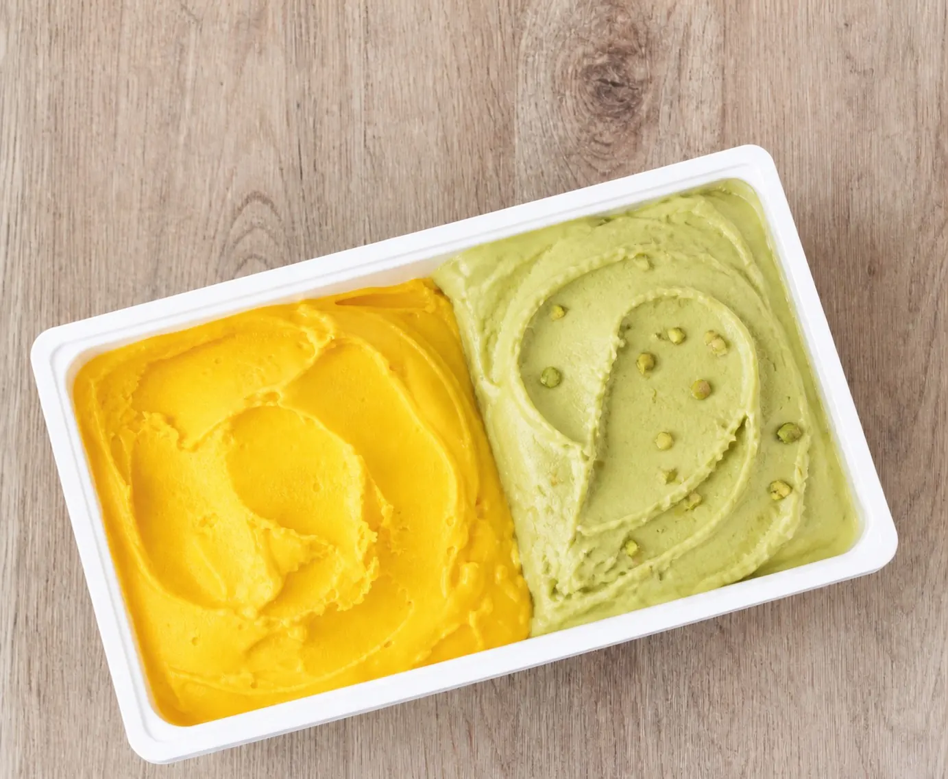 Tarrina de helado de litro, estilo heladería artesanal